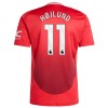 Camiseta de fútbol Manchester United Hojlund 11 Primera Equipación 2024-25 - Hombre